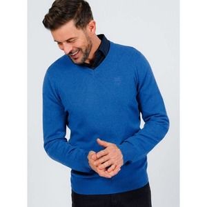 Wool V-Neck Sweater Size Medium